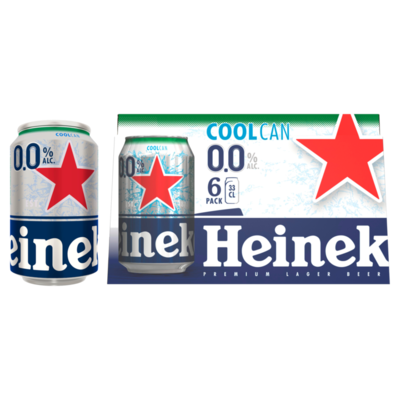 Heineken 0.0 Alcoholvrij Bier Coolcan